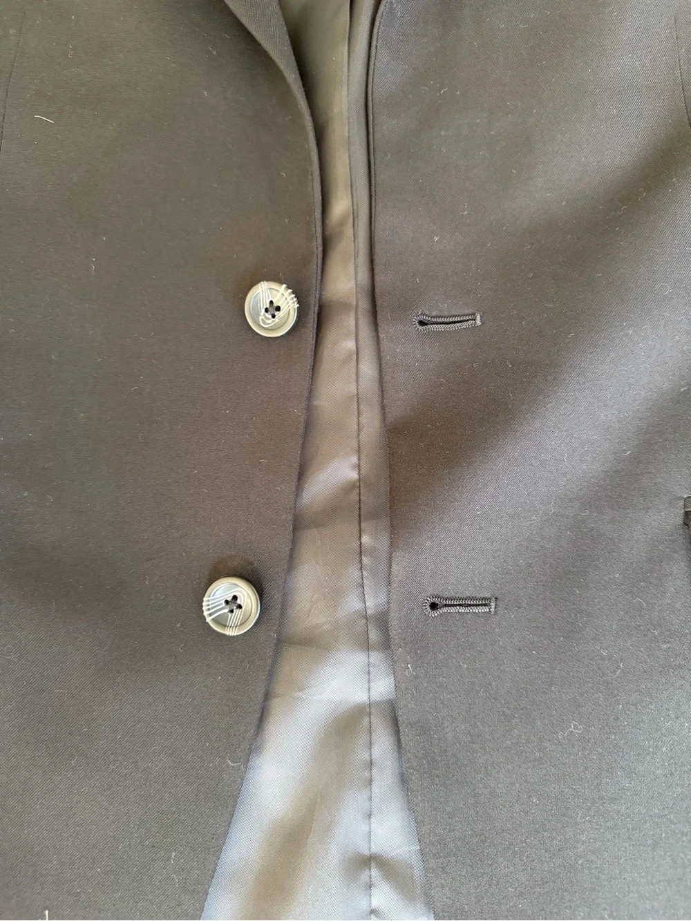 Kenneth Cole Black Blazer Suit Jacket 38R